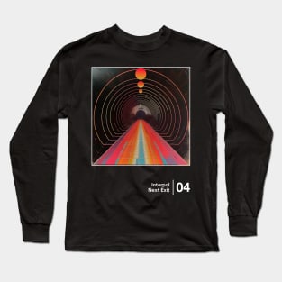 Next Exit - Minimalist Graphic Artwork Design Long Sleeve T-Shirt